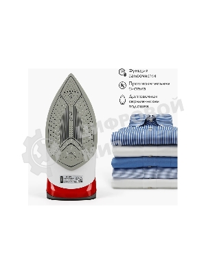 Утюг Atlanta ATH-5582 черный/красный, 2600 Вт, 35 г/мин, 90 г/мин, 350 мл