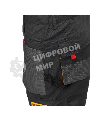 Брюки профессиональные рабочие Denzel 65% полиэстер 35% хлопок, XXL