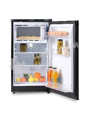 Холодильник Бирюса B408 черный однокамерный 88/27л морозилка сверху