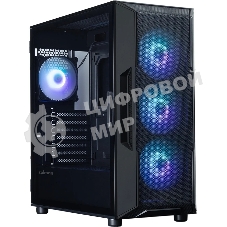 Компьютерный корпус ZALMAN MidiTower I3 NEO ARGb V2 black (ATX, без БП, 2xUSB3.0, 4x120мм ARGb) (Zalman i3 NEO ARGb V2 Black)