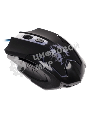 Комплект клавиатура+мышь Qumo Spirit of Wisdom проводной, USB, 2400 DPI, чёрный