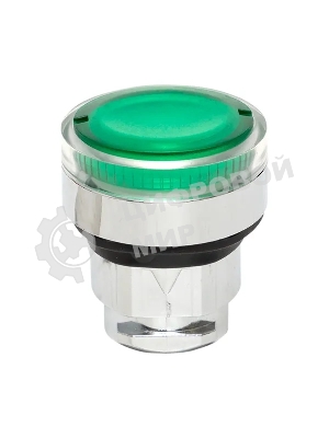Исполнительный механизм кнопки XB4 зеленый плоский возвратный без фиксации, с подсветкой EKF PROxima XB4BW-G EKF