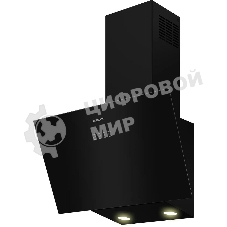 Вытяжка каминная Hotpoint HPHV 63LT BL, кнопочное управление, Черный