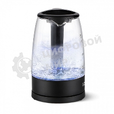 Чайник электрический BQ KT1839G черный. Мощность: 2200 Вт, объем: 1.7 л