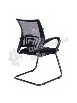 Кресло Бюрократ CH-695N-AV/DG/TW-11 серый/черный, экокожа, 120 кг, механизм качания