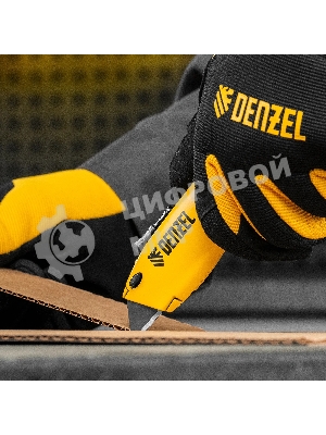 Нож строительный Denzel 19 мм, сменное трапециевидное лезвие, SK4, алюминиевый корпус, торцевой зажим