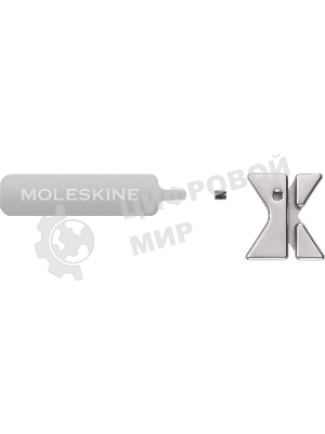 Шильд-символ Moleskine Zodiac Телец, металл, серебристый, коробка с европодвесом, PINTAURUSSILV