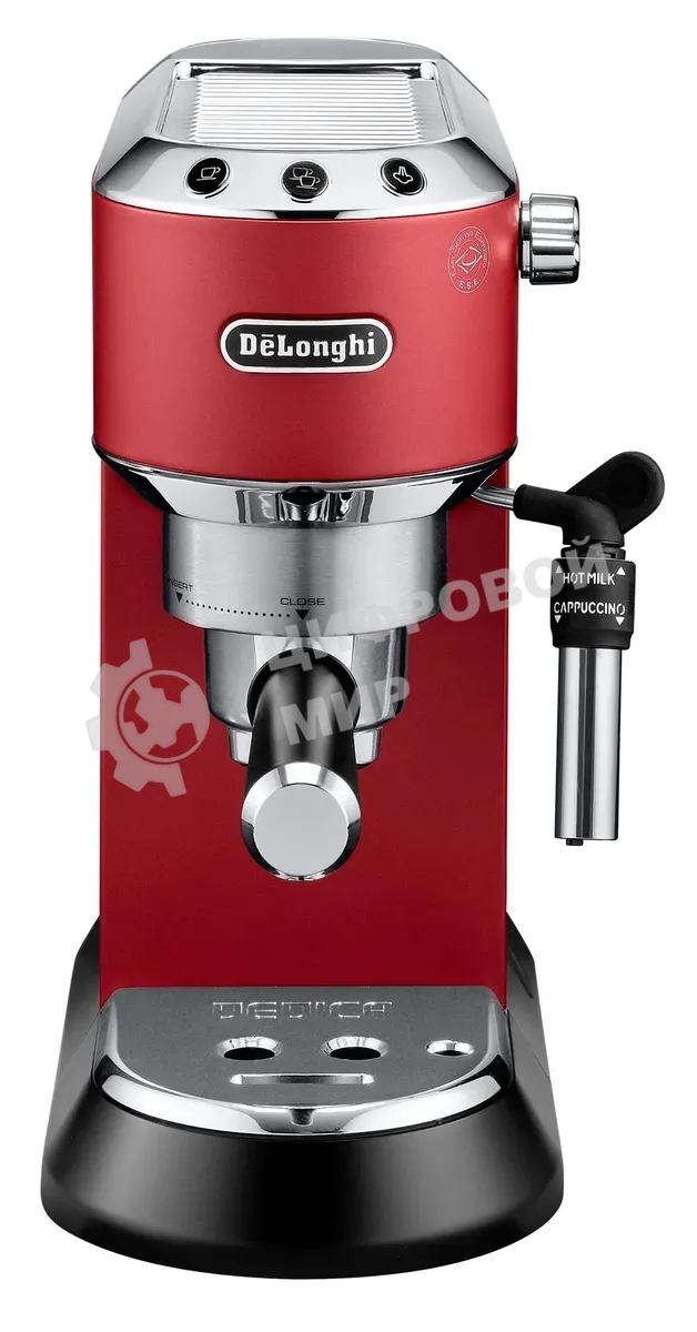 Кофеварка эспрессо DeLonghi EC685.R красный, исп. кофе - молотый/чалды, 1.1 л, 1350 Вт, 15 бар