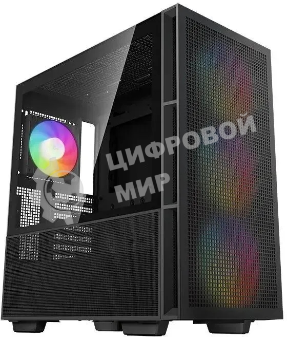 Компьютерный корпус DeepCool CH560 черный (R-CH560-BKAPE4-G-1) (ATX, без БП, 2хUSB, с окном)