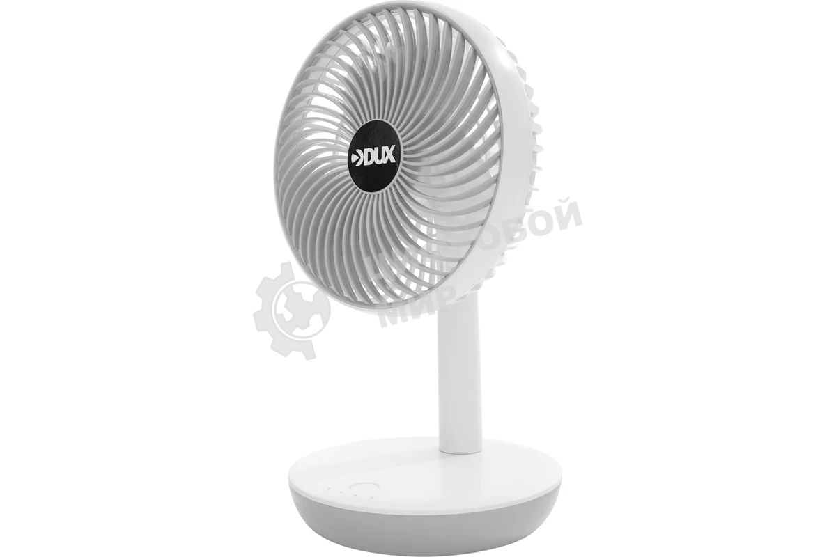 Вентилятор настольный DUX 60-0214 USB, белый, 6 Вт