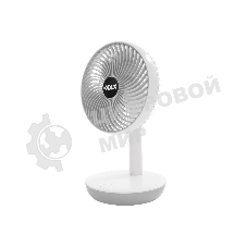 Вентилятор настольный DUX 60-0214 USB, белый, 6 Вт