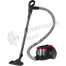 Пылесос Samsung SC18M21C0VR красный, 380/1800 Вт, уборка сухая, пылесборник контейнер 1.5 л