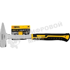 Молоток слесарный Denzel 600 г цельнометаллический, двухкомпонентная рукоятка