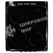Плита электрическая De Luxe 506004.04ЭС-010 серебристый, конфорок 4 шт, духовка 60 л, 50 см x 87 см x 60 см