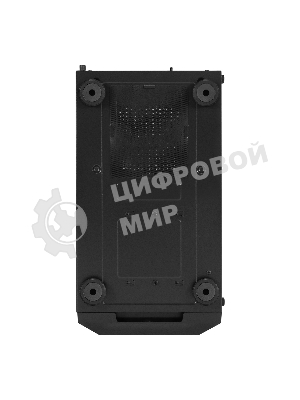 Компьютерный корпус Miditower ExeGate EVO-8227 (ATX, без БП, 2хUSB+1хUSB 3.0+HD Audio, черный, 3 вент. с RGb подсветкой, боковая панель - закаленное стекло)