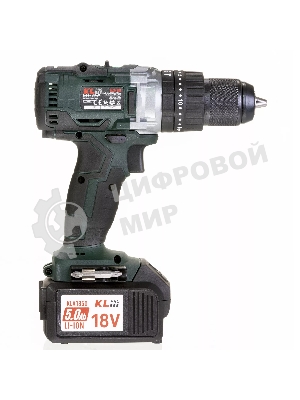 Дрель-шуруповерт Klpro KLDM18B-50, 18 В, 5 Ач, 60 Нм,  бесщеточный, ударный