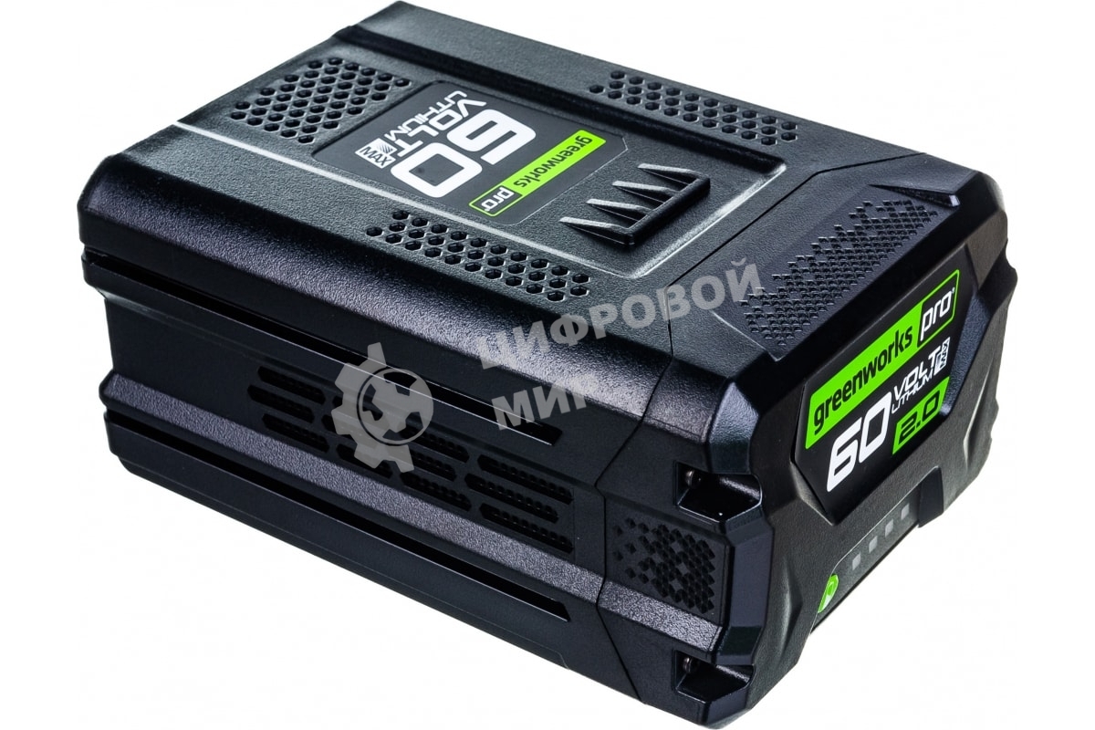 Аккумулятор Greenworks G60B2 (2918307)60В 2А·ч литий-ионный