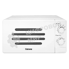 Микроволновая печь Galanz MOS-2007MW белый, 20 л, 700 Вт, переключатели - поворотный механизм