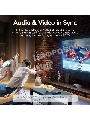 Переключатель - разветвитель Vention HDMI v2.0 4K двунаправленный 2x1/1x2