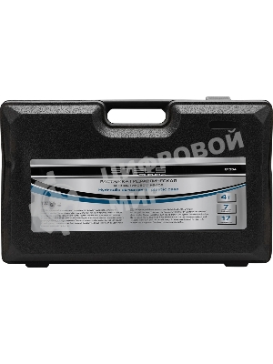 Растяжка гидравлическая Stels 51354 4 т, набор из 17 предметов, 7 сменных насадок, в пласт. кейсе