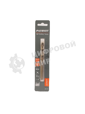 Сверло PATRIOT EXPERT по металлу, Р6М5К5, 8,0 мм, 1 шт в блистере