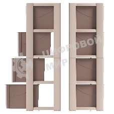 Комод Альтернатива Колорит, 4 секции, бежевый М7834