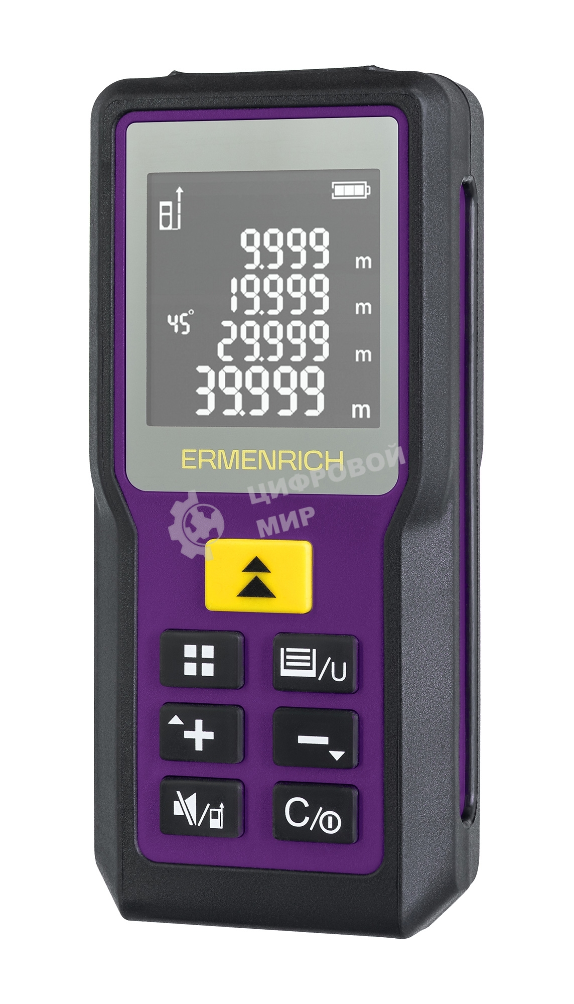 Лазерная рулетка ERMENRICH Reel PRO GM60, фиолетовый