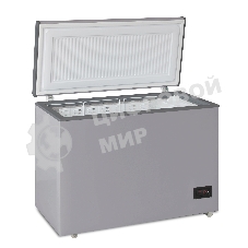 Морозильный ларь Бирюса Б-M240KDN металлик с глухой крышкой