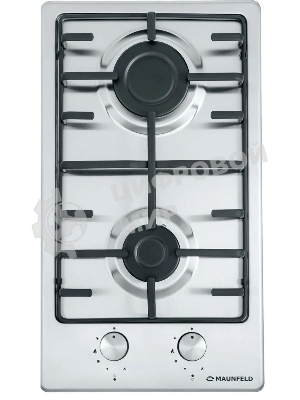 Газовая варочная панель Maunfeld EGHS.32.3ES, 2 конфорки, нержавеющая сталь, серебристый