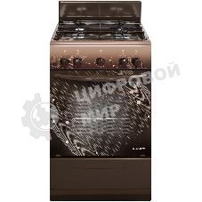 Плита газовая Gefest ПГ 5100 0018 коричневый, конфорок 4 шт, духовка 52 л, 50 см x 85 см x 58.5 см