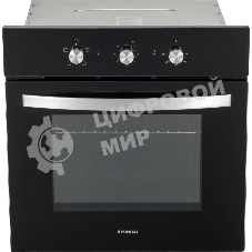 Духовой шкаф электрический Hyundai HEO 6630 BG черный, встраиваемый