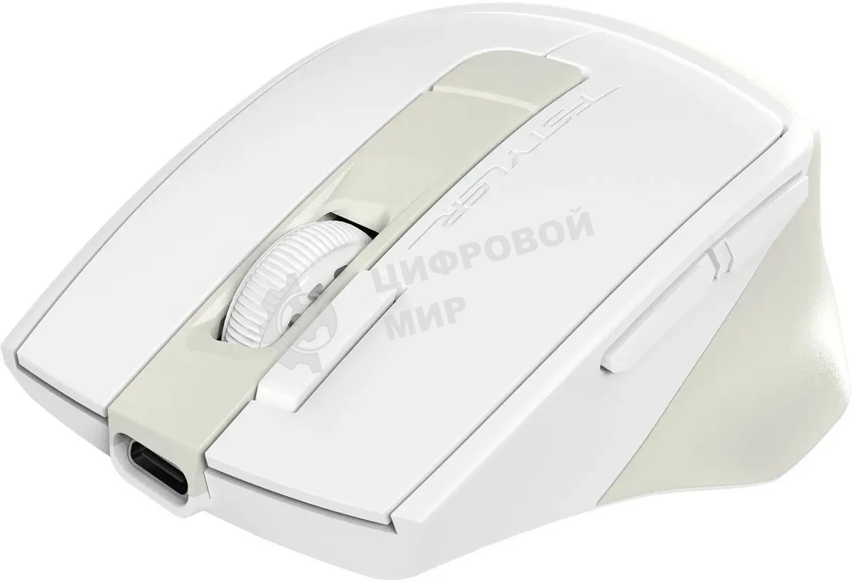Мышь беспроводная A4Tech Fstyler FG45CS Air бежевый оптическая (2000dpi) silent беспроводная USB для ноутбука (7but)