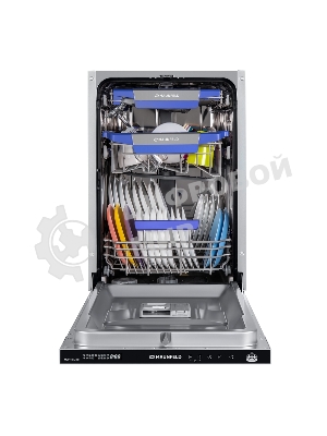 Встраиваемая посудомоечная машина Maunfeld MLP-08PRO, серебристый, 44.8 см, 10 компл., 47 дБ, класс A++