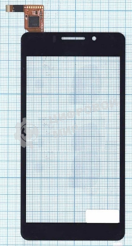 Сенсорное стекло (тачскрин) для DNS S4503Q, черное