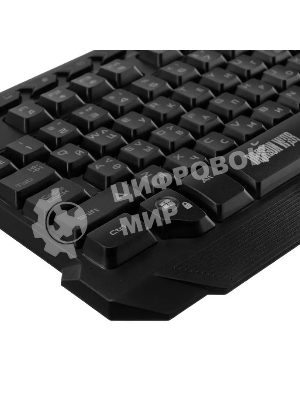 Комплект клавиатура+мышь Qumo Mystic K58/M76 проводной, USB, 3200 DPI, чёрный