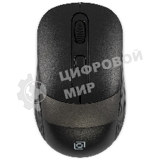Мышь беспроводная Oklick 310MW черный/серый, 3200 dpi, радиоканал, USB, кнопки - 4