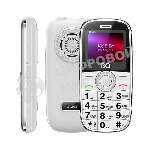 Мобильный телефон BQ 1867 Blues серебристый