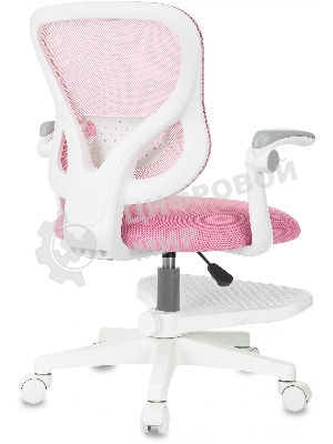 Кресло детское Бюрократ BuroKIDS 3 розовый Velvet 36, крестов. пластик