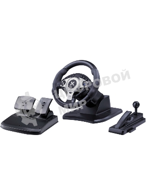 Игровой руль Defender Glazer черный