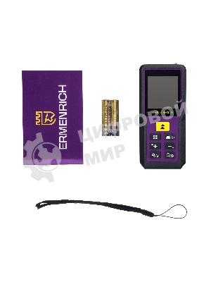 Лазерная рулетка ERMENRICH Reel PRO GM60, фиолетовый