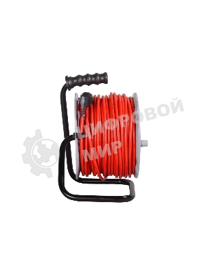 Удлинитель силовой Ресанта СУ-3х1,5-50/2 (61/118/12) 3x1.5кв.мм 4розет. 50м ПВС катушка красный