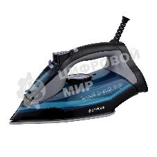 Утюг Endever DELTA-234 черный/лазурно-синий, 2400 Вт, 35 г/мин, 145 г/мин, 350 мл