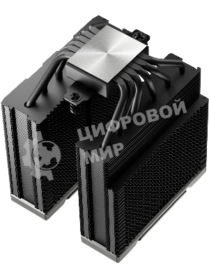 Кулер для процессора DEEPCOOL AK620 G2 LGA1851/1700/1200/115X/AM5/AM4 (8шт/кор, TDP 260W, PWM, DUAL Fan 120мм, 6 тепл. трубок, Copper Base, Wood-grain top cover, черный) RET (R-AK620G2-BKNNMN-GJD)