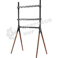 Подставка для телевизора Cactus CS-ST1247BKWN черный/орех, 49