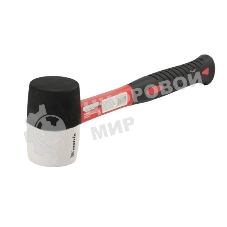 Киянка Matrix 11171 резиновая, 450 г, чернобелая резина, фибергласовая рукоятка