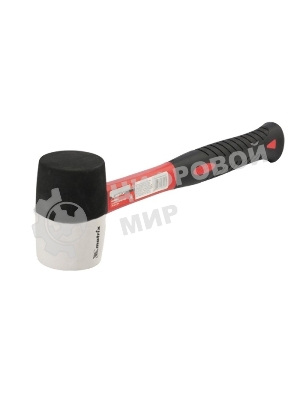 Киянка Matrix 11171 резиновая, 450 г, чернобелая резина, фибергласовая рукоятка