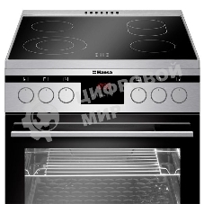 Плита электрическая Hansa FCCX58225 серебристый, конфорок 4 шт, духовка 65 л, 50 см x 85 см x 60 см