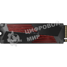 Накопитель SSD Samsung 990 PRO, 2000Gb, PCIe 4.0 x4, M.2 2280, NVMe, R/W 7450/6900, с радиатором