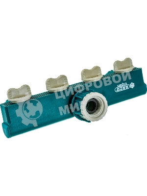 Распределитель RACO 4250-55258C 4хканальный original резьба внешняя-наконечник 1/2''x3/4''