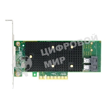 Адаптер HBA Broadcom 9400-8i SGL (05-50008-01) PCIe 3.1 x8 LP, Tri-Mode SAS/SATA/NVMe 12G HBA, 8port(2*int SFF8643), 3408 IOC